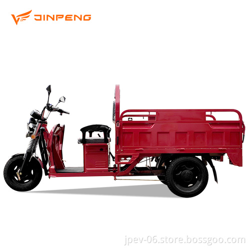Jinpeng ad alta potenza agricolo a batteria a batteria triciclo cargo elettrico